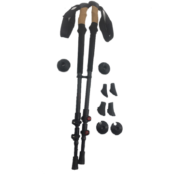 Aluminum Alloy Telescopic Hiking Stick with Cork Handle