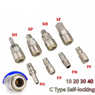 EU Pneumatic Fitting Rapid Connect Air Hose Coupling Compressor Accessories Quick Release