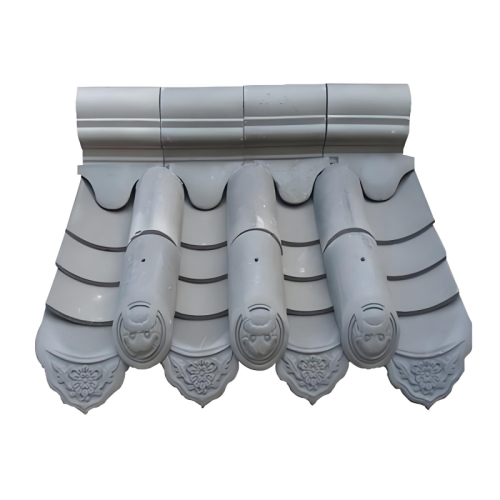 আগুন-প্রতিরোধী অ্যান্টিক নীল-ধূসর ছাদ টাইলস