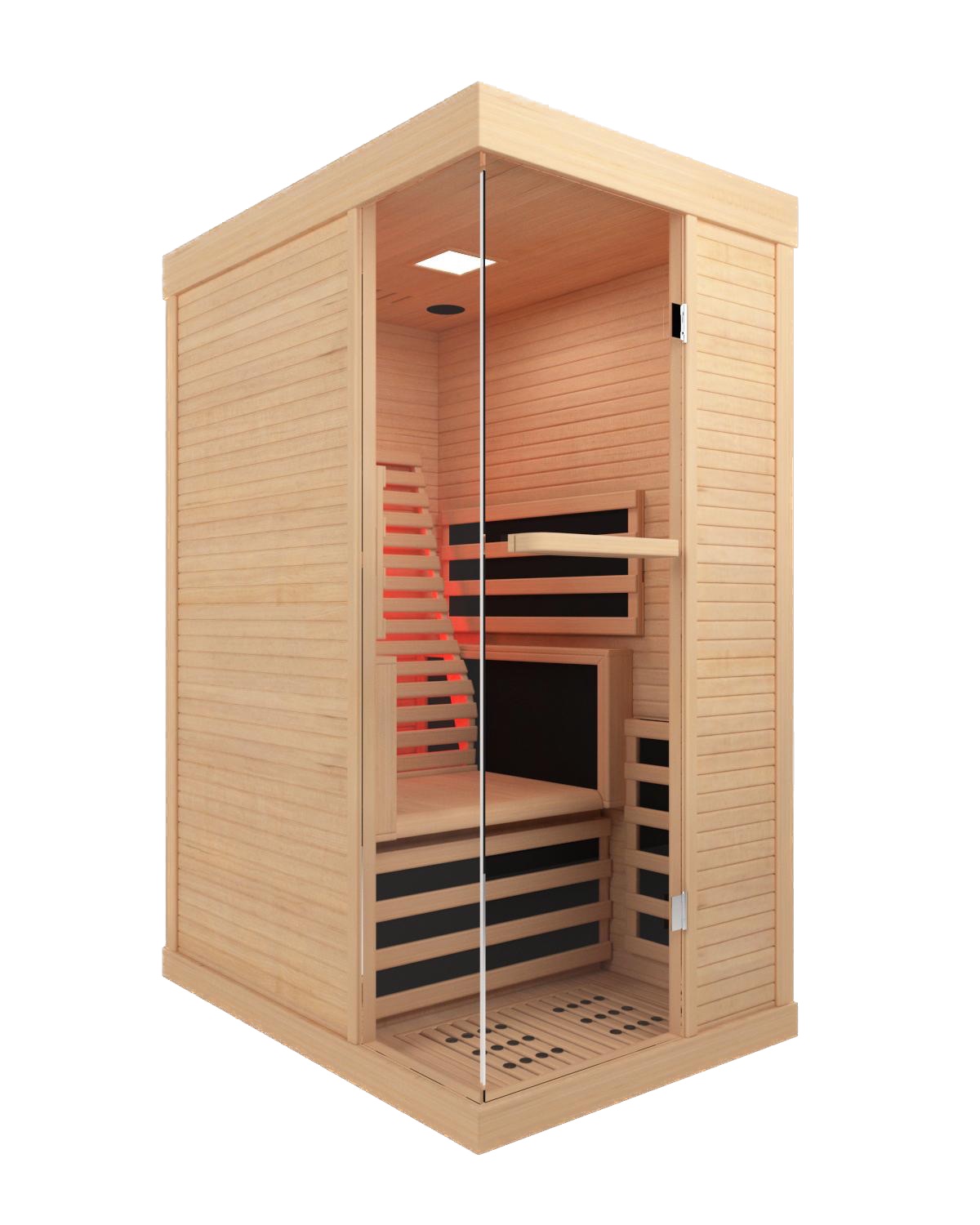 Quarto de sauna infravermelho distante totalmente equipado para solteiro