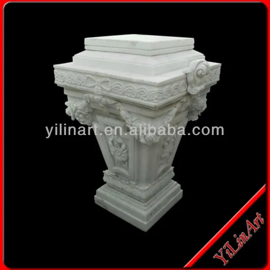 Marble roman square pillar design,roman pillar YL-L154