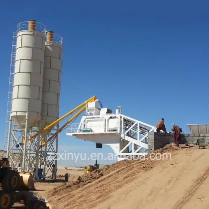 High-Quality New Mobile Concrete Batching Plant 100 m³/h Capacity In Stock for Construction Projects