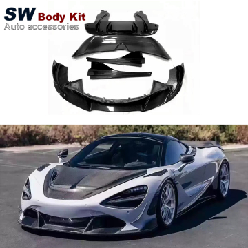 Kit badan serat karbon kering V Style untuk McLaren 720s