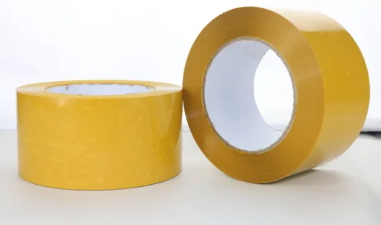 Water Based Acrylic Yellow Bopp Carton Sealing Tape