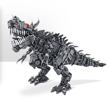 T-Rex แบบจำลองตัวต่อปริศนา 3D: แบบจำลอง T-Rex แบบโต้ตอบสำหรับการเล่นแอสเซมบลีการศึกษาของเด็ก