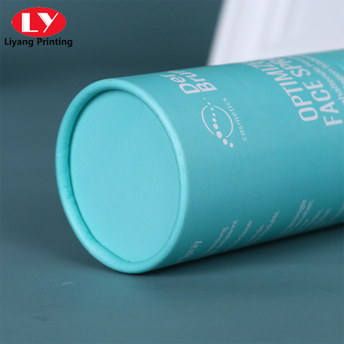 Caixa de embalagem para spray facial redondo de papel cosmético