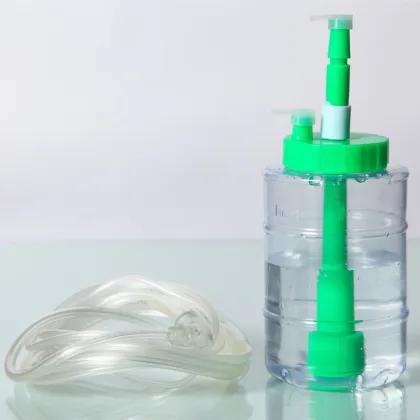 Bubble oxygen humidifying bottle