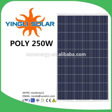 YINGLI solar panel 250W in stock YL250P-29b