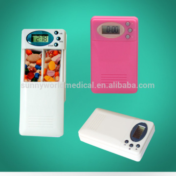 SW-PB04 Porable plastic pill case ABS pill box with timer