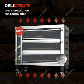 Commercial Electric Deck Oven for Baking Pastry and Bread