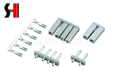 Compact 1-6P Wire to Board Connector Assembly