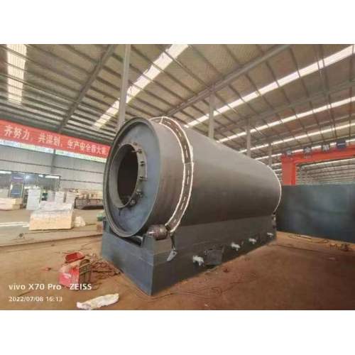 skid- mounting waste tyre pyrolysis machine