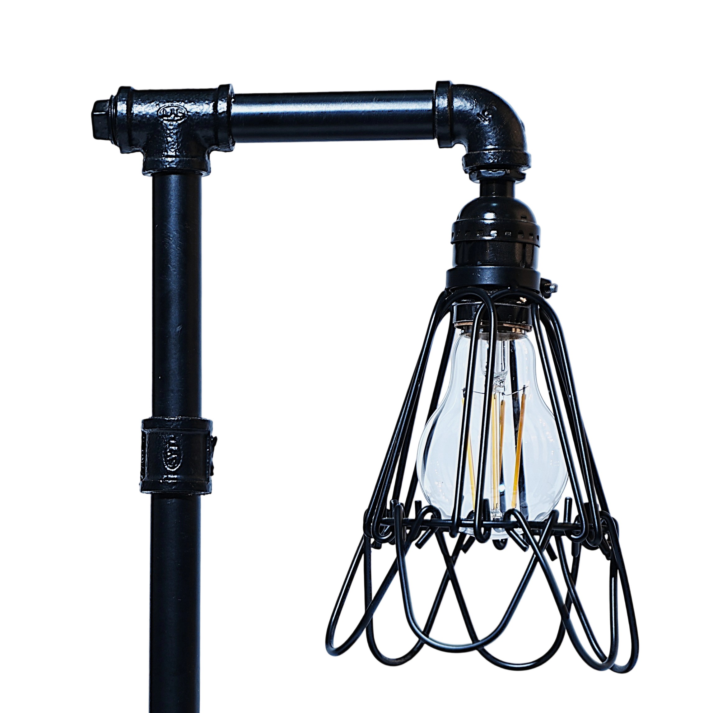 Industrial style table lamp