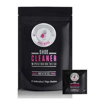 Customized men's and women's sports shoe wipes