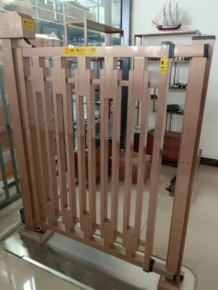 Custom Chinese Style Garden Entrance Turnstile Easy-to-Install Aluminum Door