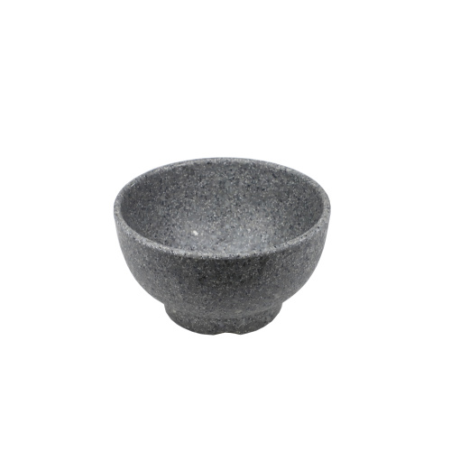 Gray Round Melamine Bowl For Home