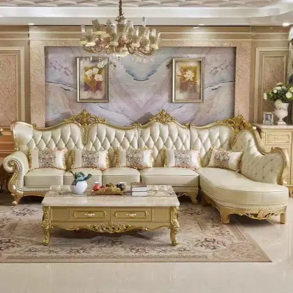 Stylish European-Style Sofa for Home Decoration