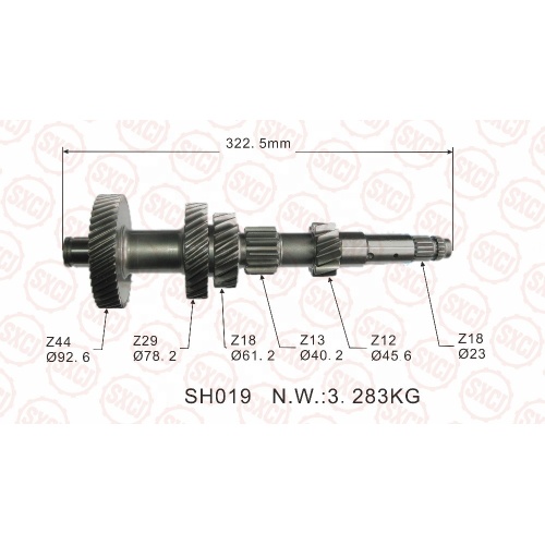 Customized High-Quality Manual Auto Parts Gear Shaft OEM 33421-26100 33421-28040 ZM001A-1701301 for Toyota