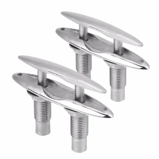 AISI316 Stainless Steel Polished Marine Hardware Pop-Up Cleat
