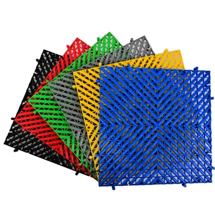 Modular Garage Floor Mats for Car Wash Detailing