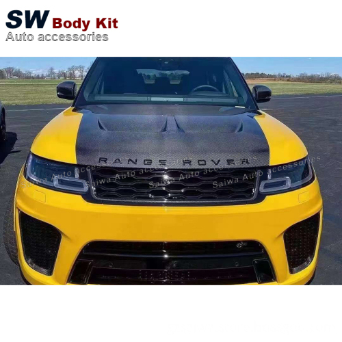 High Quality Carbon Fiber SVR Style Hood for Land Rover Range Rover Sport SVR Engine Upgrade