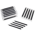50PCS Black Tattoo Long Tips 9DT Disposable Plastic Long Tattoo Tips Nozzle Tube 9D For Tattoo Supplies Free Shipping