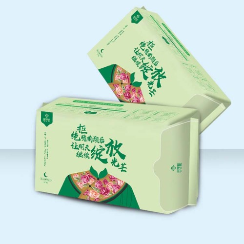 Organic Sanitary Napkins Wholesale Sanitary Napkin 420mm for Night Use Supplier