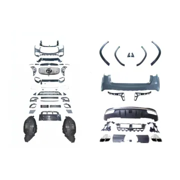 Modified GLS63 Car Body Parts - Front Bumper, Rear Bumper, Grille for Mercedes-Benz GLS X167 2020