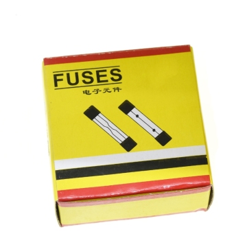 TZT 100pcs 5x20mm Fust Blow Glass Fuse - Varie valutazioni AMP da 0,2a a 30A, 250 V