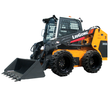 Liugong 385B Skid Steer Loader: เครื่องยนต์ระดับ 3, การบำรุงรักษาง่ายและการประหยัดน้ำมันเชื้อเพลิง