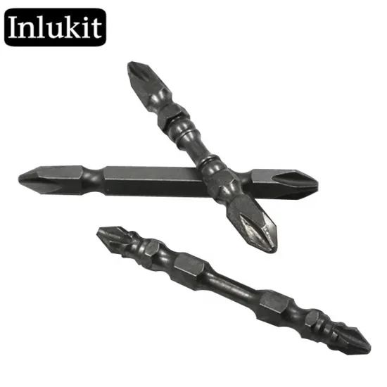 Professional S2 Double-Head Cross-Strong Magnetic Screwdriver Bit Nunchaku Cross Electric Screwdriver Bit: Enhancing Precision and Efficiency in Fastening Solutions