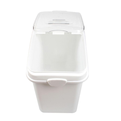 Pet Food Storage Container with Roller