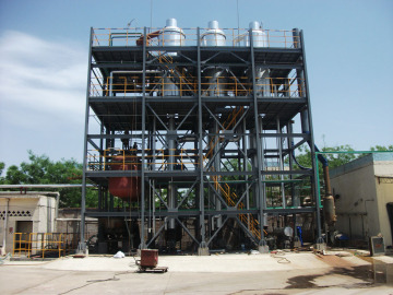 Industrial wastewater evaporator