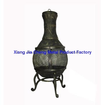 Cast Iron Wood Burning  Outdoor Fireplace