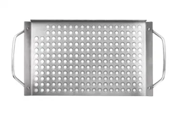 Hot Sale Wholesale Price BBQ Outdoor Camping Stainless Steel Grill Topper