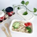 450ml Bagasse container with wing lid