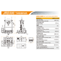 Machine de forage de circulation inverse de dispositif de gaz