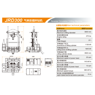 High capacity drilling machine pipe pile driver