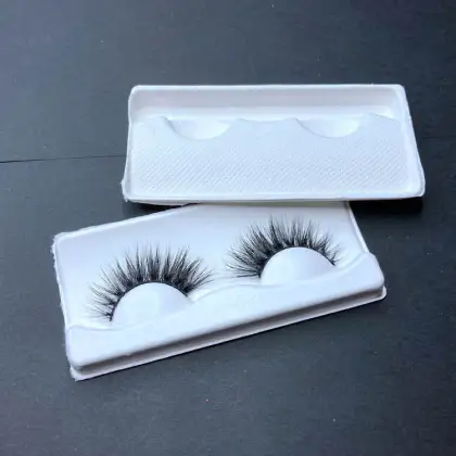 Biodegradable Pulp Molded Eyelash Packaging Insert Tray