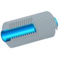 Alluminio 1060 g Finned Tube nelle industrie chimiche