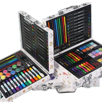 นักเรียน Weibo Crayon Colycolor Pen Drawing ชุด - 64 ชิ้นชุดเด็กวาดภาพศิลปะชุดของขวัญ