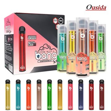 Bang XXL Disposable Vape 2000 Orange Soda Flavor