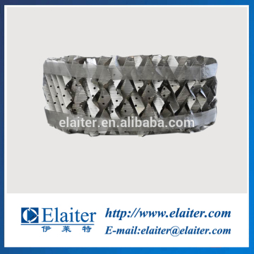 Metal pore plate cockles packing & corrugated orifice plate filler for distillation tower