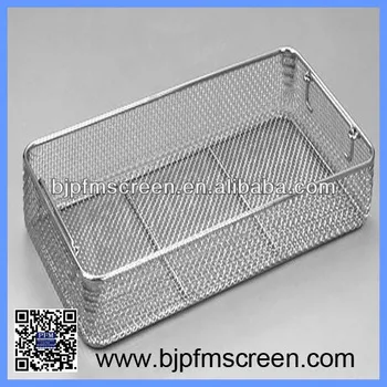 High performance Corosion resistance stainless steel medical disinfection basket