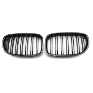 7 Series F01 Carbon Fiber Look Double Line Kidney Grille for BMW