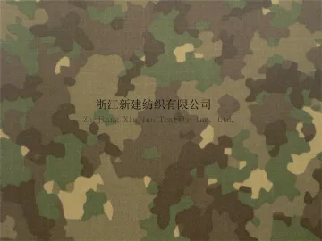 Cotton Nylon Interweave Camouflage Fabric for Combat Uniform