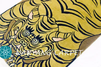 3'x6' Hand knotted Tiger Nepali Woolen Carpets