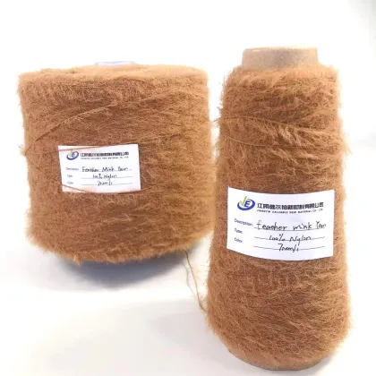 Highest Quality Nylon Feather & Mink Yarn for Sweater Knitting (2.0cm - 4.0cm)
