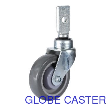 5 inch Swivlel Splinting Type Polyurethane Shopping Trolley Casters