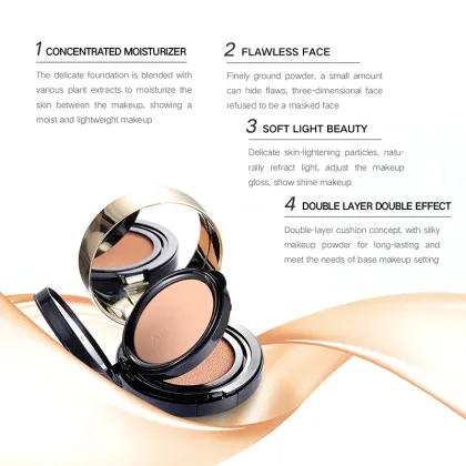 NEW Makeup Air Cushion foundation And pressed powder 2 in 1 BB CC Cream